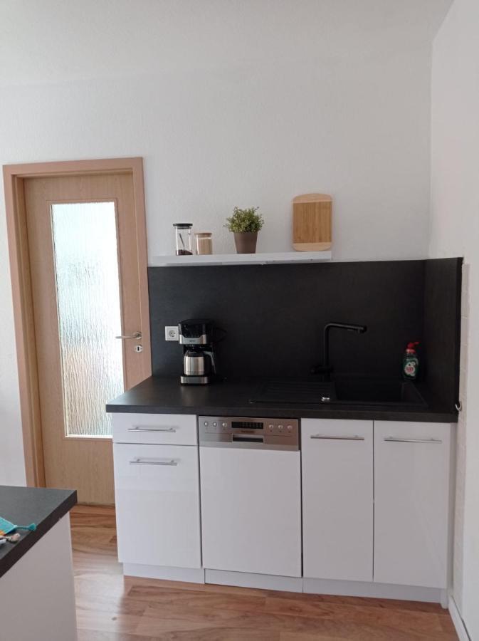 Ferienwohnung Greifenbach, Gartennutzung, Haustiere Willkommen Geyer ภายนอก รูปภาพ